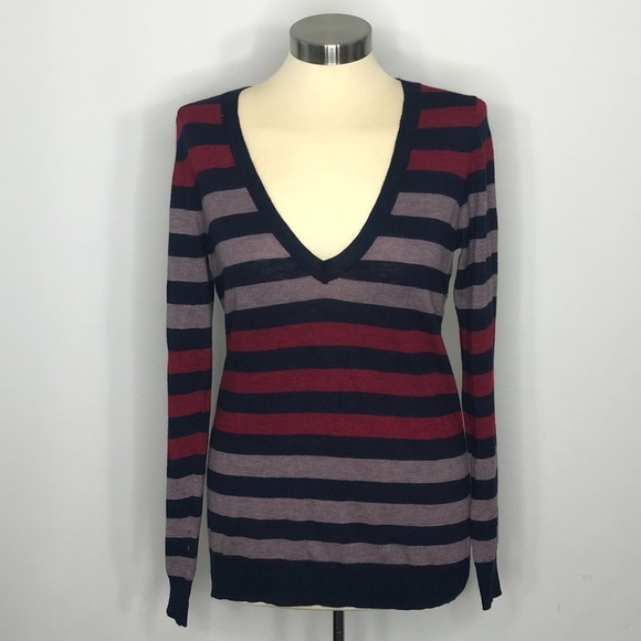 The Limited Navy Striped Sweater - Picture 1 of 7